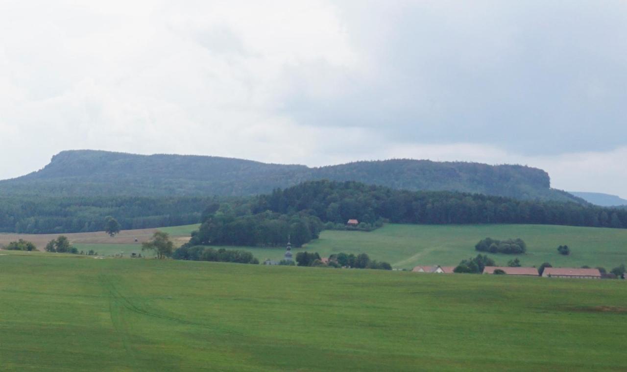 Ferienwohnung Zum Hirschgrund Schöna Buitenkant foto