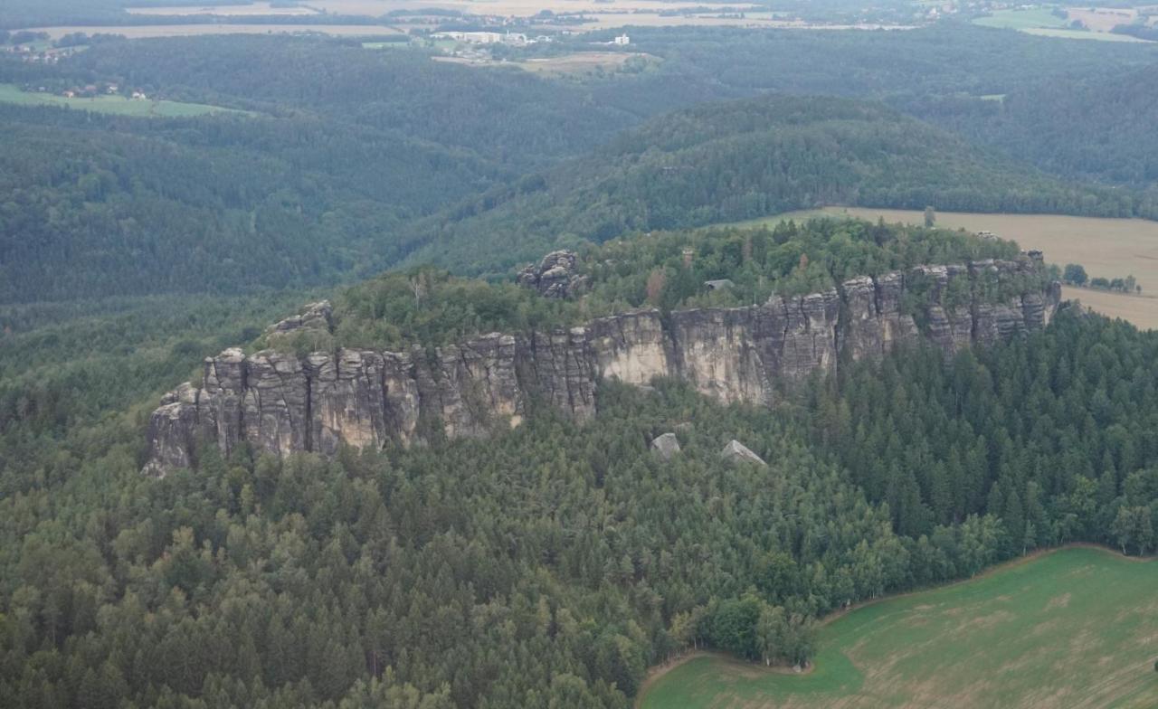 Ferienwohnung Zum Hirschgrund Schöna Buitenkant foto
